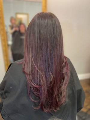 Violet highlights