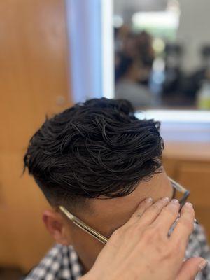 Mens hairperm  #japanesehairstraight 헤어익스텐션 붙임머리 머리연장 hairextension koreanmagic