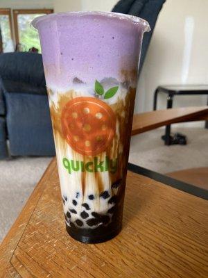 Dalonge Taro caramel Milk Tea