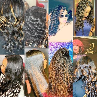 Extensions anyone?!!!!! Let Ray do a beautiful install on you today!!! All hair provided by Bossy Hair !!!