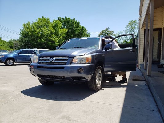 Members of our crew admiring this new beauty that just arrived for sale!