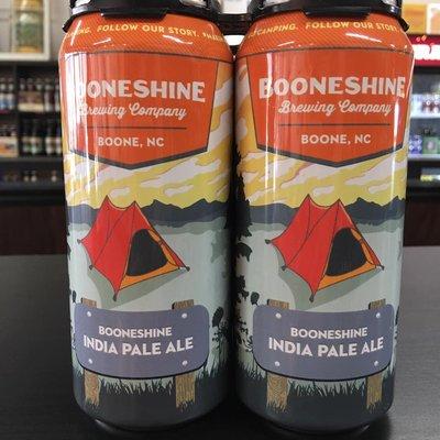 Booneshine Brewing Company, Inc.of Boone, NC just arrived in the store with some 1 DAY OLD IPA! This stuff is delicious!