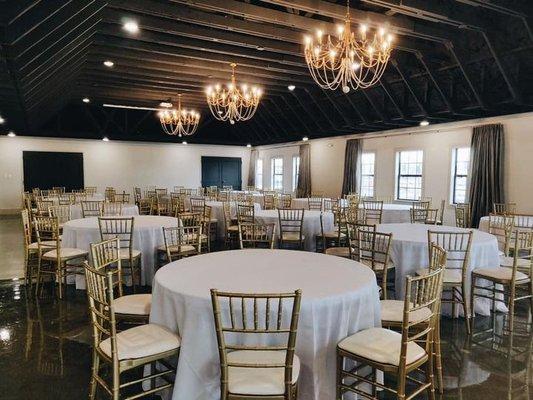 The perfect space to book your holiday, birthday, reunion, office party, or any family gathering. The event space can accommodate 200 people