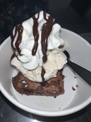 Ice Cream With Brownie