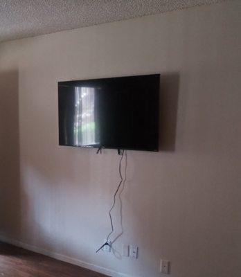 Perfect TV mounting!