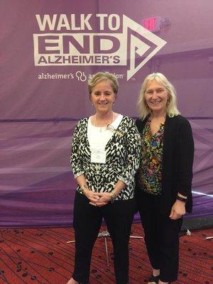 Peggy Renker & Sandra Rodezno: Walk to End Alzheimer's. The Alzheimer's Association - California Central Coast Chapter in Santa Barbara.