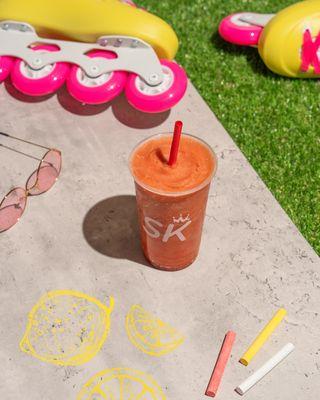 Our tasty and refreshing Watermelon Lemonade smoothie!