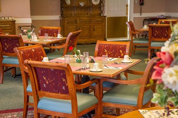 Dinner is always an event in our dining-room!