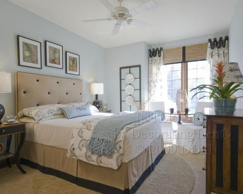 Guest Bedroom Interior Design and Decorating - Southern California, DezinerTonie & Associates - Decorating Den Interiors