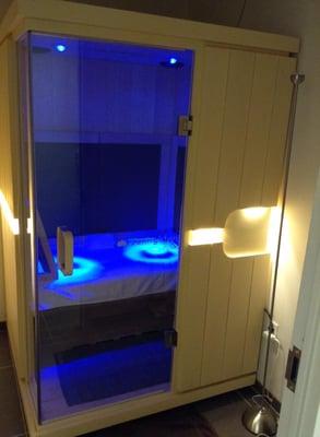 Come in and use our infrared sauna!