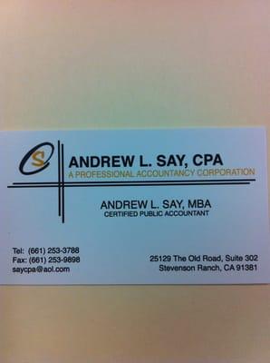 Say Andrew CPA