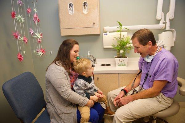 Family dentist Dr. Michael Evan makes dental visits fun.