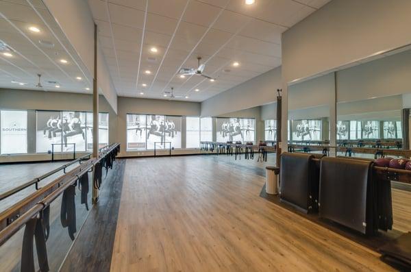 Our workout space is clean, well lit, and perfect for changing your body!