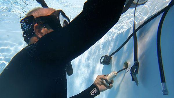 We offer Underwater repairs