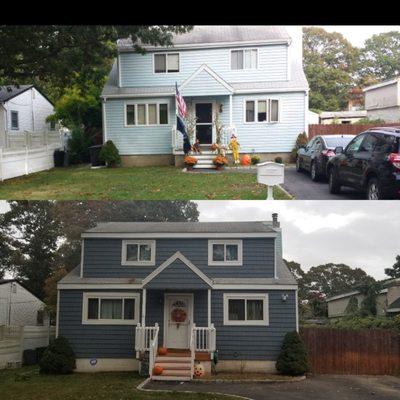 Before and after of work done by Eastsiders!