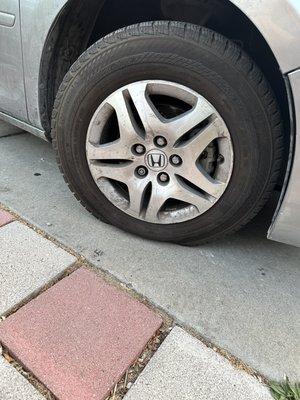 Flat tire