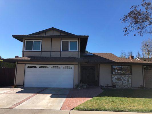 House base color Rustic Taupe/Trim and Door color is Expresso Macchiato