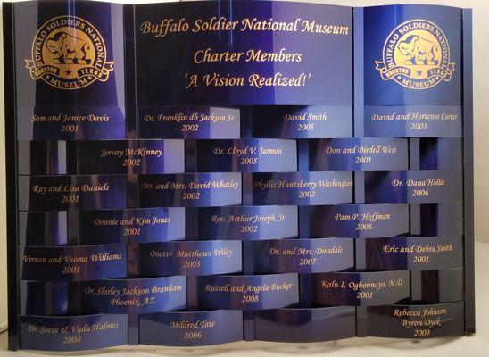 Buffalo Soldier National Museum LINX Recognition Wall