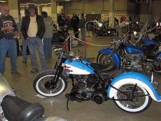 Show quality paint.  After, at the show this motorcycle was awarded for best paint.