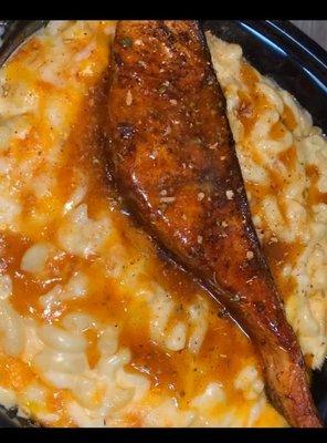 Honey salmon mac