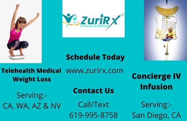 Services offered at ZuriRx