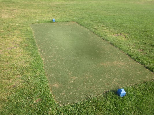 The tee area at every hole