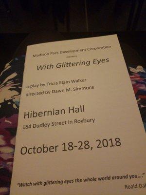 A Play in Hibernian hall!!