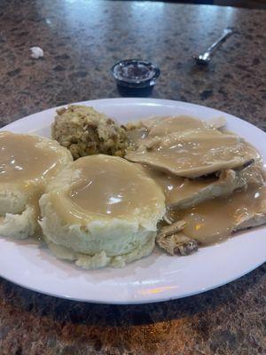 Turkey platter at The Kitchen inside Dunedin Lanes