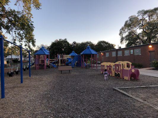 Younger kids playground area