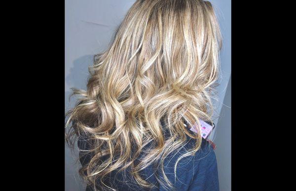 Balayage with Highlights