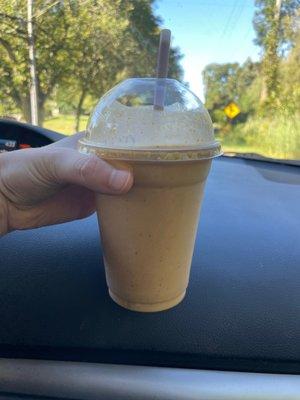 Vegan pumpkin smoothie