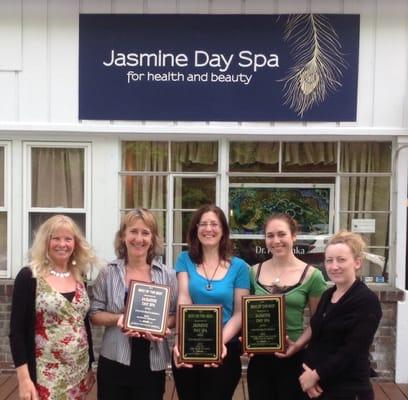 Thank you for voting the Jasmine Day Spa Best Massage, Best Facial and Best Day Spa 2015.