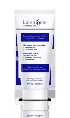 Nit and Lice free in one single application.  Only Licemosis dissolves the spumaline that keeps eggs attached to the hair. Licemosis