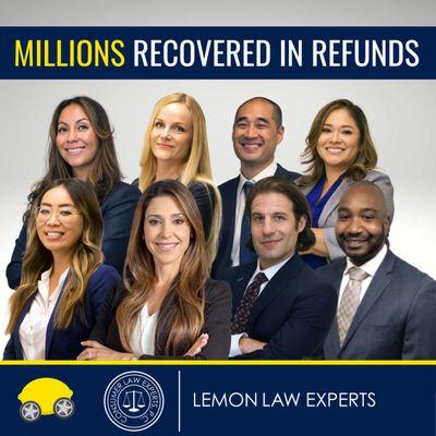 Millions of dollars recovered in refunds!