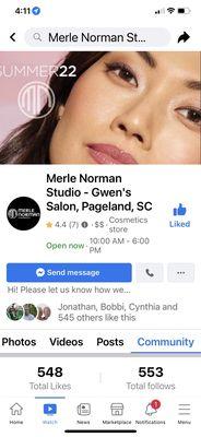 Merle Norman Cosmetics Studio