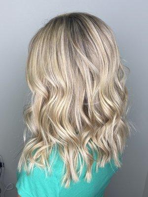 Blonde highlights