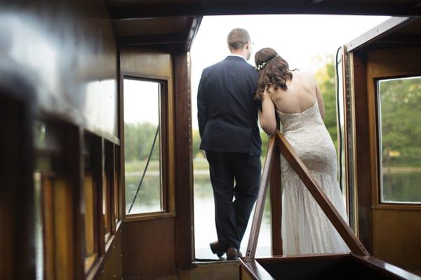 Arrive in style on a Glass Bottom Boat!