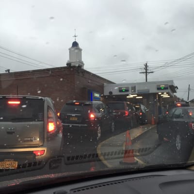 drive thru atm... but im not sure why this line is so slow. Machine or human?