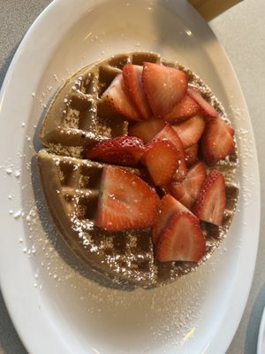 Strawberry waffles