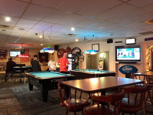 Great place to shoot pool or watch a Broncos game!