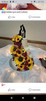 Cake done by bethel bakery included with the venue