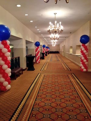 Political Convention Balloon Towers and Balloon Columns