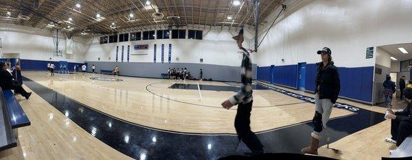 Panoramic indoor gym