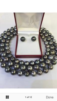 Tahitian Black Pearls