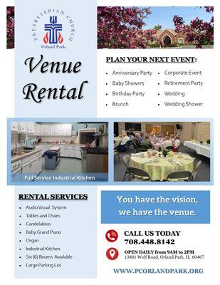 PCOP is THE place for your next event!