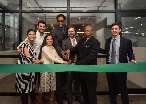 Grand opening of Brooklyn Foodworks in Brooklyn NY, that Bennie Daye Construction build...