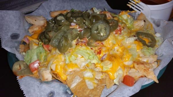 Grilled Chicken Nachos