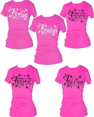 Bridal Party T-shirts