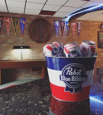 We offer beer college students love.