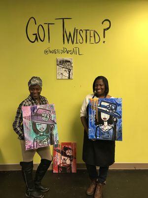 TwistedDipsAtl.com VISIT OUR WEBSITE TO SEE UPCOMING CLASS TIMES! Open slots available for Open Studio and or Private Parties!